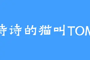 诗诗的猫叫TOM