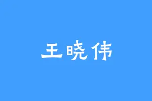 王晓伟