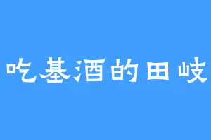 爱吃基酒的田岐沙