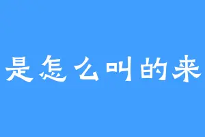 鱼是怎么叫的来着