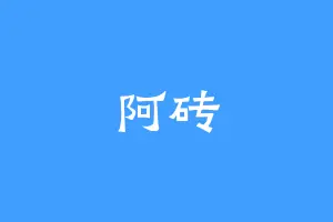 阿砖
