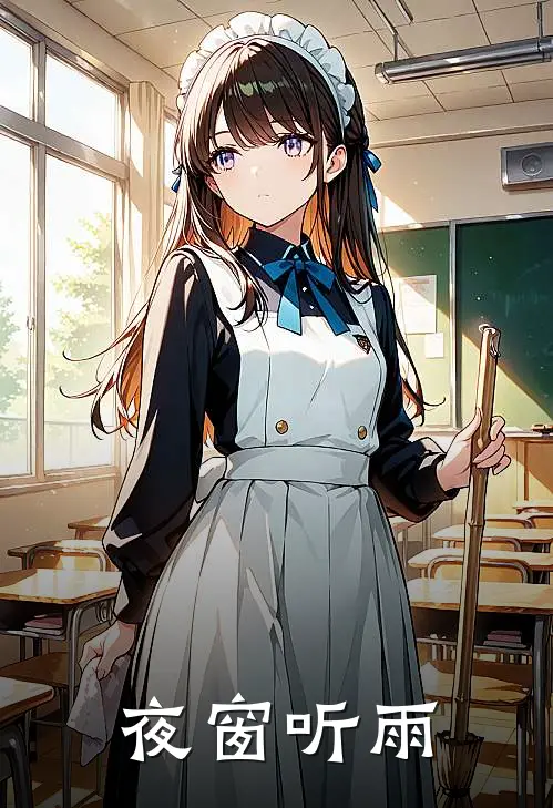 夜窗听雨