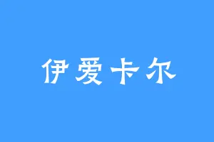 伊爱卡尔