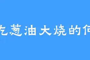 爱吃葱油大烧的何凌
