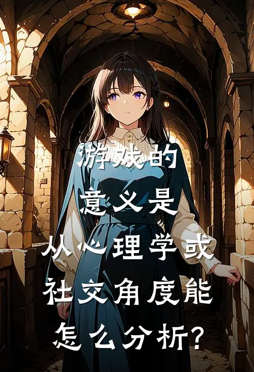 游戏的意义是,从心理学或社交角度能怎么分析?