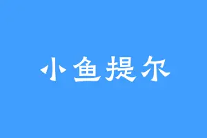 小鱼提尔